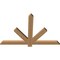 Ekena Millwork Kennewick Timber Gable Bracket, Western Red Cedar, 48"W x 32"H x 1 1/2"D x 3 1/2"F, 16/12 Pitch GBW048X32X0204KEN00SWR - alternate 4